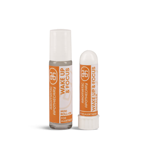 Aromatic Apothecary - Wake up & Focus Combo - mini roll-on & inhaler